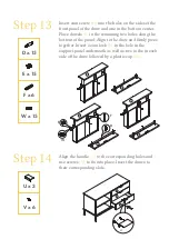 Preview for 10 page of BROSA Josie Sideboard Small Assembly Manual