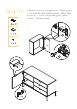 Preview for 12 page of BROSA Josie Sideboard Small Assembly Manual