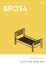 BROSA Junior Kids Single Bed Assembly Manual предпросмотр