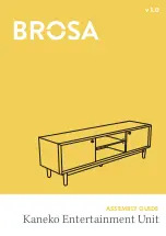 BROSA Kaneko Entertainment Unit Assembly Manual предпросмотр