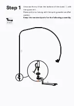 Предварительный просмотр 5 страницы BROSA Leo Arc Floor Lamp Assembly Manual