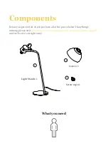 Предварительный просмотр 2 страницы BROSA Lillum Table Lamp Assembly Manual