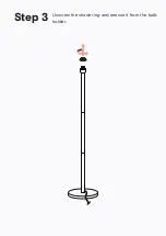 Предварительный просмотр 7 страницы BROSA Lyra Floor Lamp Assembly Manual