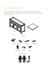 Preview for 2 page of BROSA Majime Wide Sideboard Assembly Manual