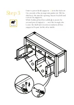 Preview for 5 page of BROSA Majime Wide Sideboard Assembly Manual