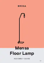 Preview for 1 page of BROSA Mensa Floor Lamp Assembly Manual