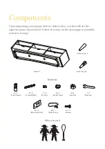 Предварительный просмотр 2 страницы BROSA Mia Large Entertainment Unit Assembly Manual