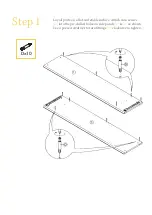 Предварительный просмотр 4 страницы BROSA Mia Narrow Bookcase Assembly Manual