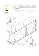 Предварительный просмотр 7 страницы BROSA Mia Narrow Bookcase Assembly Manual