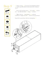 Предварительный просмотр 10 страницы BROSA Mia Narrow Bookcase Assembly Manual