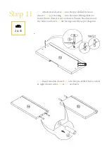 Предварительный просмотр 12 страницы BROSA Mia Narrow Bookcase Assembly Manual