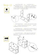 Предварительный просмотр 13 страницы BROSA Mia Narrow Bookcase Assembly Manual