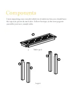 Preview for 2 page of BROSA Mita Console Table Assembly Manual