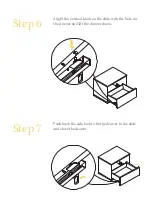 Предварительный просмотр 6 страницы BROSA Nancy Desk Assembly Manual