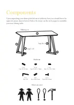 Предварительный просмотр 2 страницы BROSA Nara Dining Table Assembly Manual