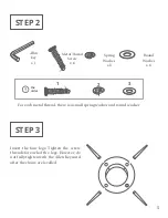 Предварительный просмотр 3 страницы BROSA NORA CHAIR Assembly Manual