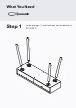 Предварительный просмотр 4 страницы BROSA Olsen Console Table Assembly Manual