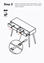 Предварительный просмотр 5 страницы BROSA Olsen Console Table Assembly Manual