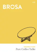 Preview for 1 page of BROSA Parc Coffee Table Assembly Manual