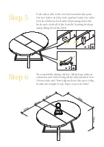 Предварительный просмотр 6 страницы BROSA Parc Extendable Dining Table Assembly Manual