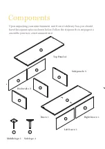 Preview for 2 page of BROSA Proto Small Entertainment Unit Assembly Manual