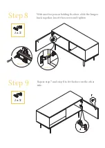 Preview for 9 page of BROSA Proto Small Entertainment Unit Assembly Manual