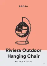 Preview for 1 page of BROSA Riviera Outdoor Hanging Chair Assembly Manual