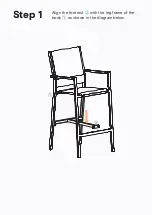 Предварительный просмотр 4 страницы BROSA Samui Outdoor Bar Stool Set of 4 Assembly Manual