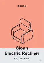 BROSA Sloan Electric Recliner Assembly Manual предпросмотр