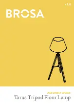 BROSA Tarus Tripod Floor Lamp Assembly Manual preview