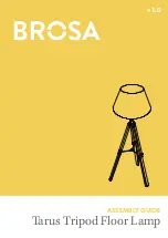 Preview for 1 page of BROSA Tarus Tripod Floor Lamp Assembly Manual