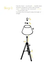 Preview for 5 page of BROSA Tarus Tripod Floor Lamp Assembly Manual