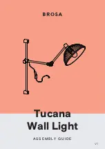 BROSA Tucana Wall Light Assembly Manual preview