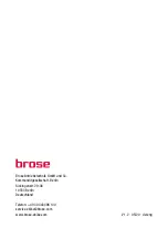 Preview for 40 page of Brose Allround User Manual