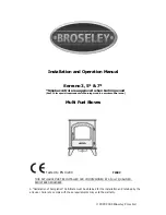 Broseley Monroe 5* Installation And Operation Manual предпросмотр