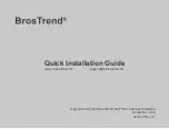 BROSTREND AC6 Quick Installation Manual preview