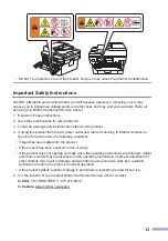 Preview for 13 page of Brother Industries DCP-L2550DW Product Safety Manual