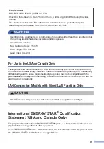 Preview for 19 page of Brother Industries DCP-L2550DW Product Safety Manual