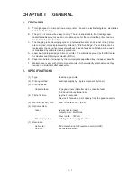 Preview for 7 page of Brother 1660e - B/W Laser Printer Service Manual