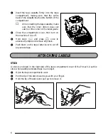 Preview for 8 page of Brother 1750 - P-Touch Color Thermal Transfer Printer User Manual