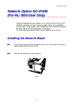 Preview for 108 page of Brother 1870N - HL B/W Laser Printer User Manual