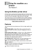 Предварительный просмотр 9 страницы Brother 1940CN - Color Inkjet - Copier Software User'S Manual