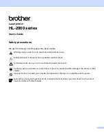 Предварительный просмотр 2 страницы Brother 2070N - B/W Laser Printer User Manual