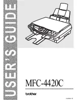 Brother 4420c - MFC Color Inkjet User Manual preview