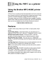 Preview for 145 page of Brother 4420c - MFC Color Inkjet User Manual