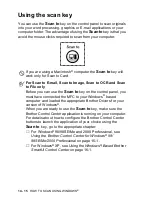 Preview for 180 page of Brother 4420c - MFC Color Inkjet User Manual