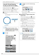 Предварительный просмотр 238 страницы Brother 882-W07 Operational Manual