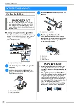 Предварительный просмотр 42 страницы Brother 882-W33 Operation Manual