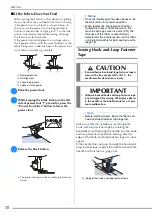 Предварительный просмотр 72 страницы Brother 882-W33 Operation Manual