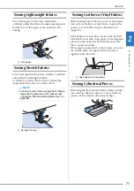 Предварительный просмотр 73 страницы Brother 882-W33 Operation Manual